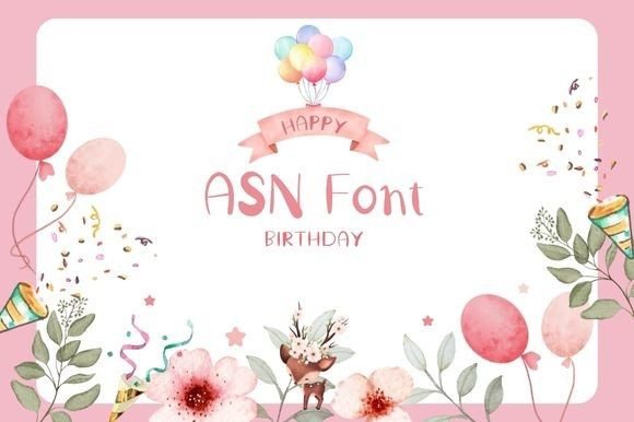 Asn: A Stylish Handwritten Font for Editorial Design
