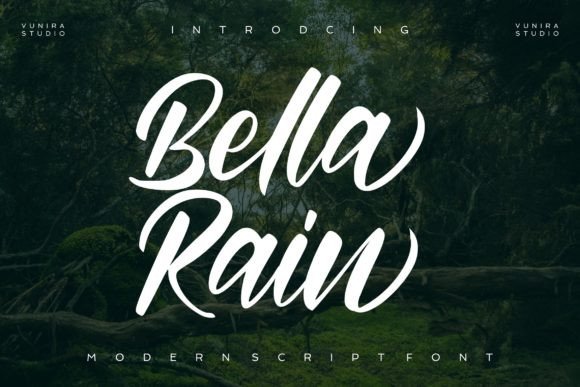 Bella Rain: A Script Font That Breathes With Your Content