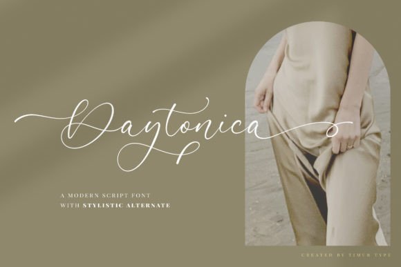 Daytonica: A Script Font for Editorial Elegance