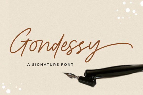 Gondessy: A Light Handwritten Font That Elevates Real Branding Work