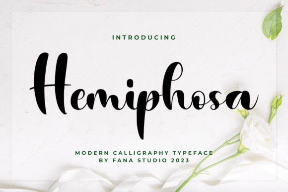 Hemiphosa: A Handwritten Typeface That Elevates Digital Branding