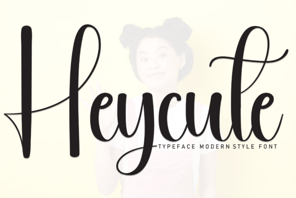 Heycute: A Friendly Handwritten Font for Editorial Charm
