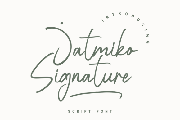 Jatmiko Signature: The Font That Elevates Your Campaigns