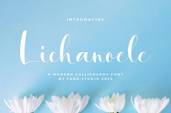 Lichanoele: A Refined Script Font for Editorial Design