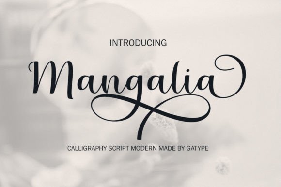 Mangalia: A Script Font That Breathes Life Into Digital Design