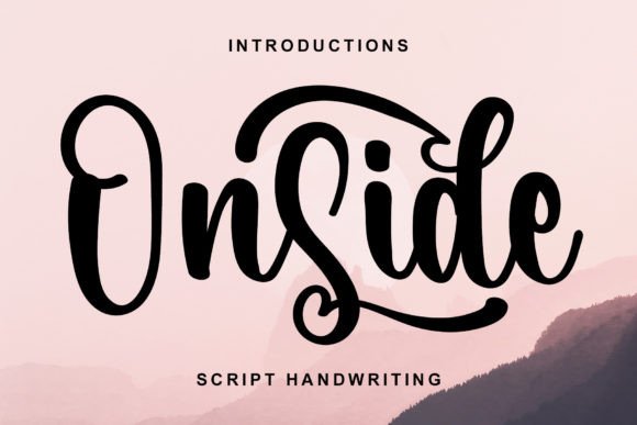 Onside: A Refined Script Font for Digital Brand Moments
