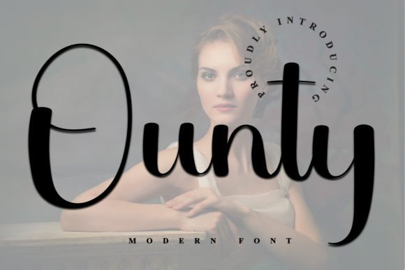 Ounty: A Script Font for Crafting with Charm and Elegance