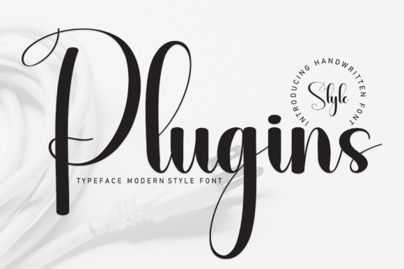 Plugins Handwritten Font for Crafters & Sellers