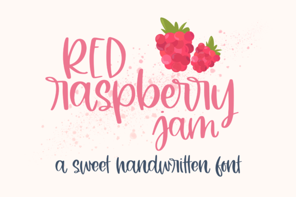 Red Raspberry Jam: A Script Font for Warm, Engaging Campaigns