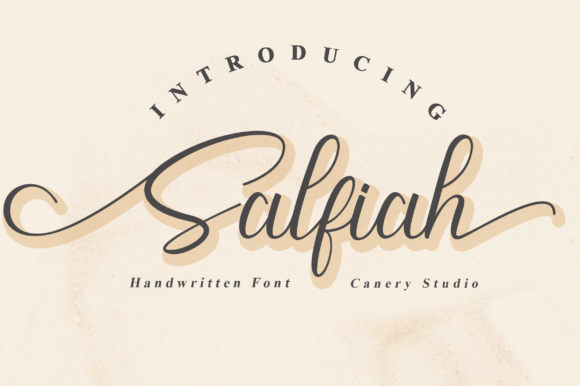 Salfiah: A Refined Script Font for Digital Branding