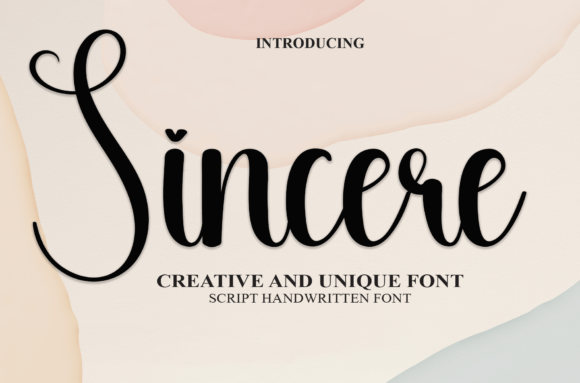 Sincere: A Handwritten Font for Warm, Engaging Campaigns