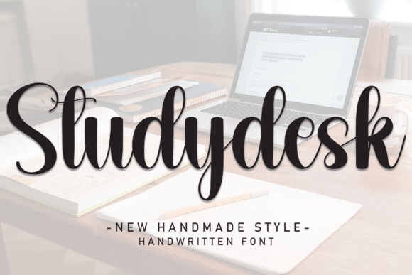Studydesk: A Friendly Handwritten Font for Makers