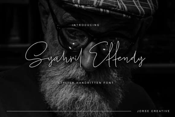 Syahril Effendy: A Light Handwritten Script Font for Crafters