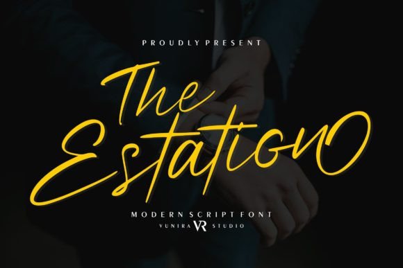 The Estation: A Script Font That Elevates Digital Branding