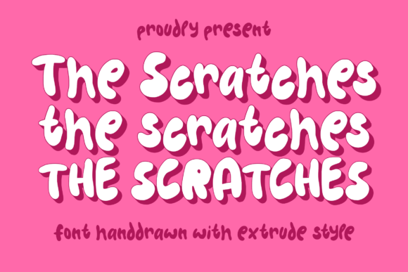 The Scratches: A Hand-Drawn Display Font with Editorial Warmth