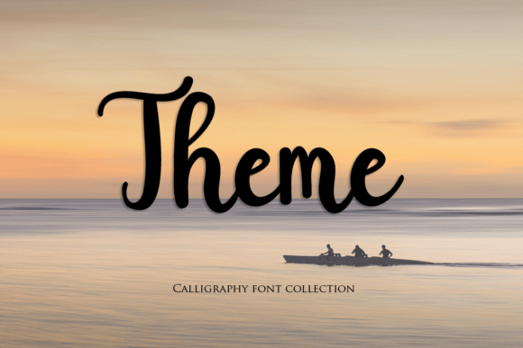 Theme: A Versatile Script Font for Digital Design