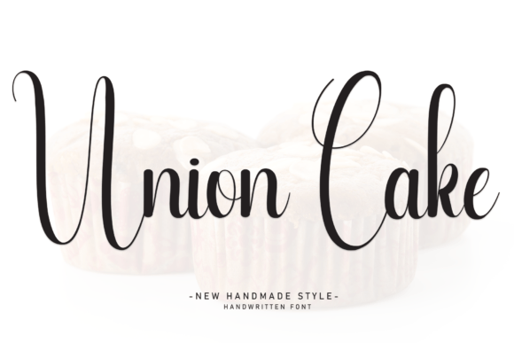Union Cake: A Handwritten Font That Feels Like a Warm Invitation