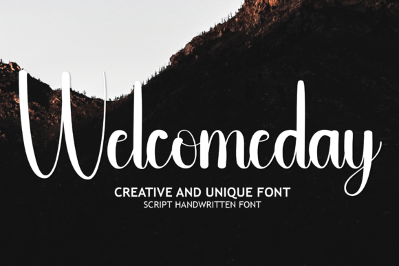 Welcomeday: A Friendly Handwritten Font for Editorial Charm